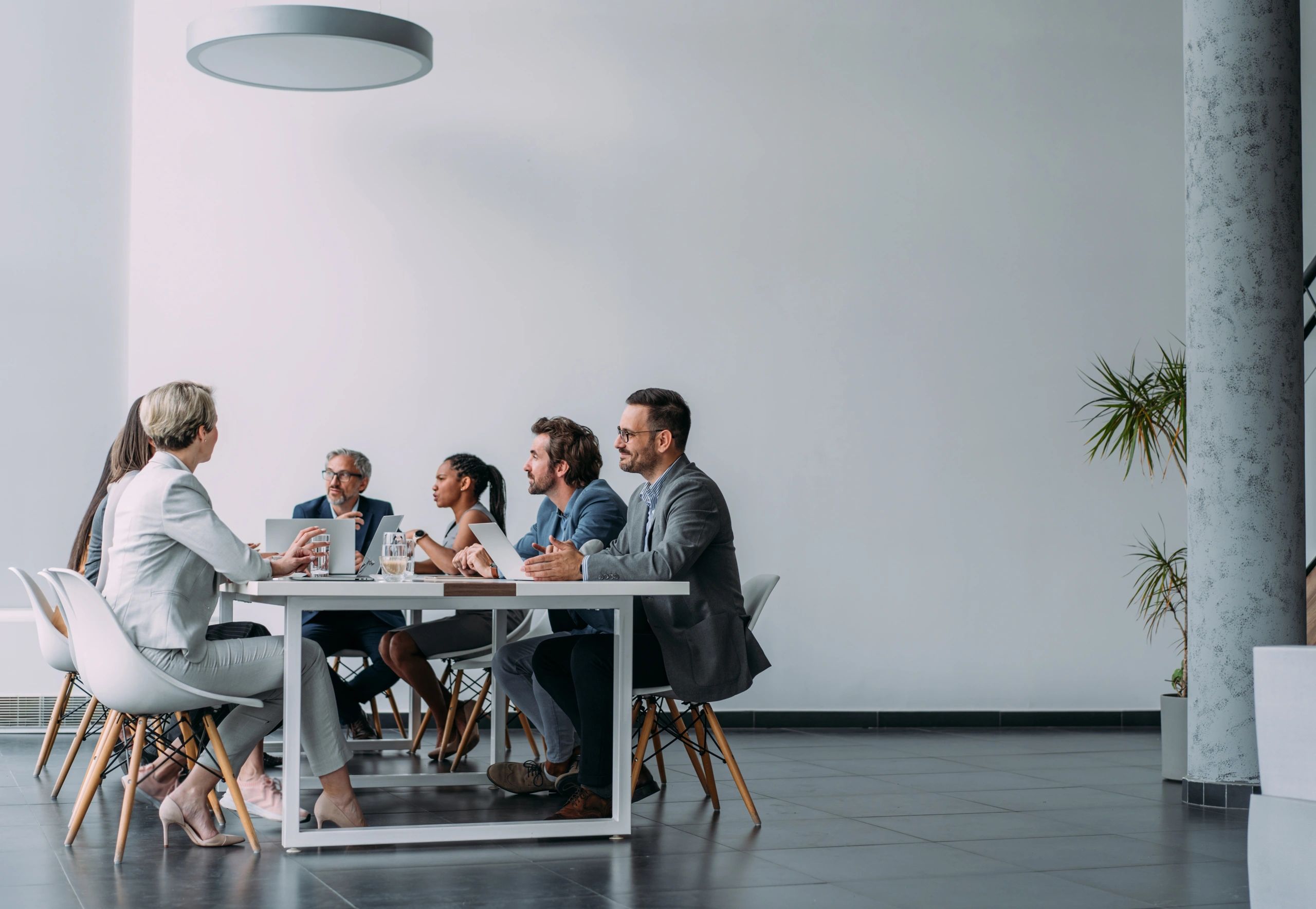 Business team meeting in an office